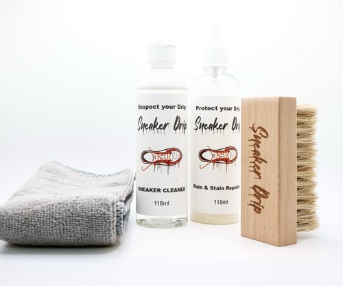 Sneaker drip cleaning - sneaker,