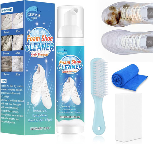 White shoe cleaner 76 oz - cleaner,, 6.76