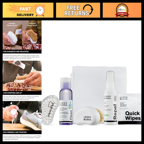 Shoe cleaning kit piece - cleaning, 6-piece