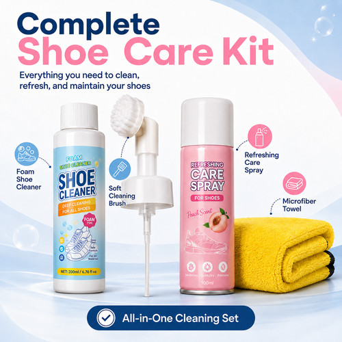 Piece sneaker cleaning kit - cleaning,
